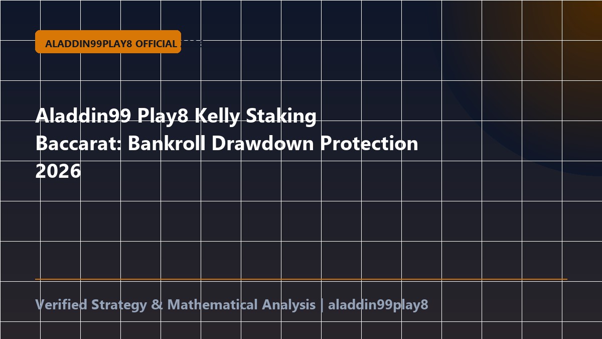 Aladdin99 Play8 Kelly Staking Baccarat: Bankroll Drawdown Protection 2026