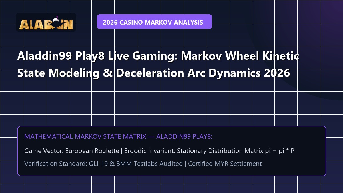 Aladdin99 Play8 Live Gaming: Markov Wheel Kinetic State Modeling & Deceleration Arc Dynamics 2026